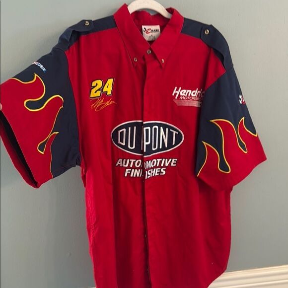 Vintage 90s Jeff Gordon DuPont NASCAR Chase Authentics New rare Men’s XL shirt - Picture 9 of 15